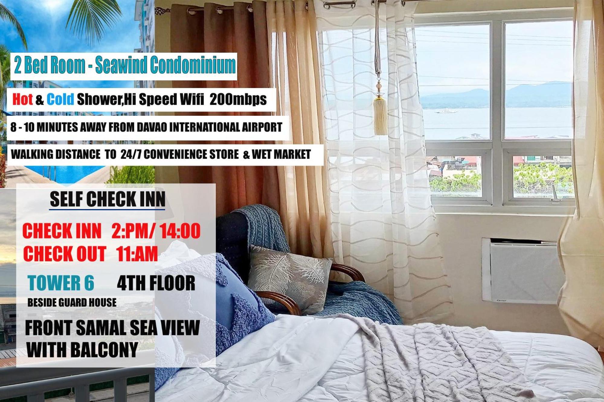 4Th Floor - Sea View Of Seawind Condominium Davao City Exteriör bild